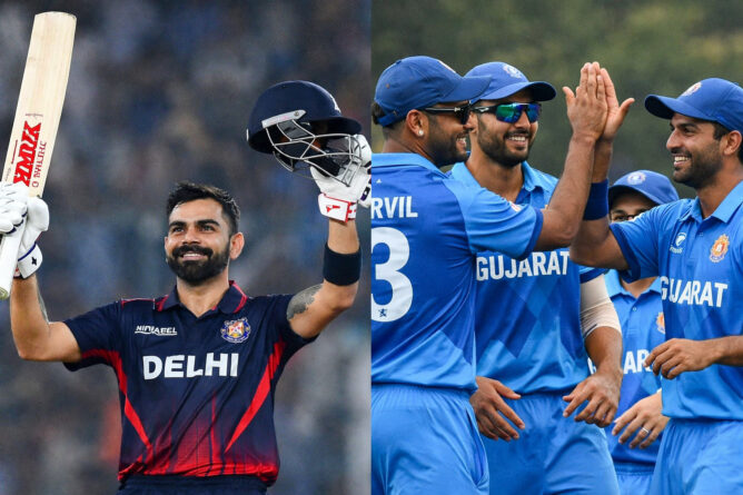 "Delhi vs Gujarat Vijay Hazare Trophy 2025-26"