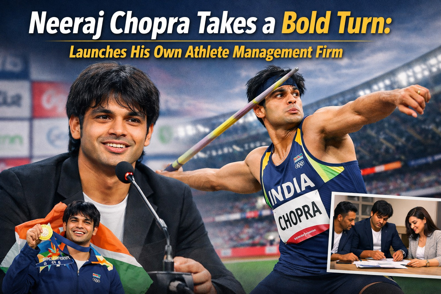 Neeraj Chopra Takes a Bold Turn: Launches His Own Athlete Management Firm