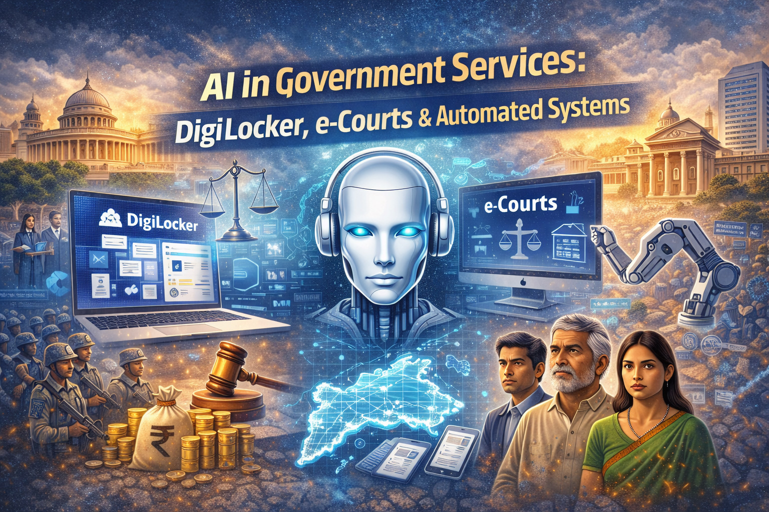 AI in Government Services: DigiLocker, e-Courts & Automated Systems