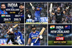 India vs New Zealand 2nd ODI Match Today: आज का मैच रिजल्ट, स्कोर और पूरी रिपोर्ट